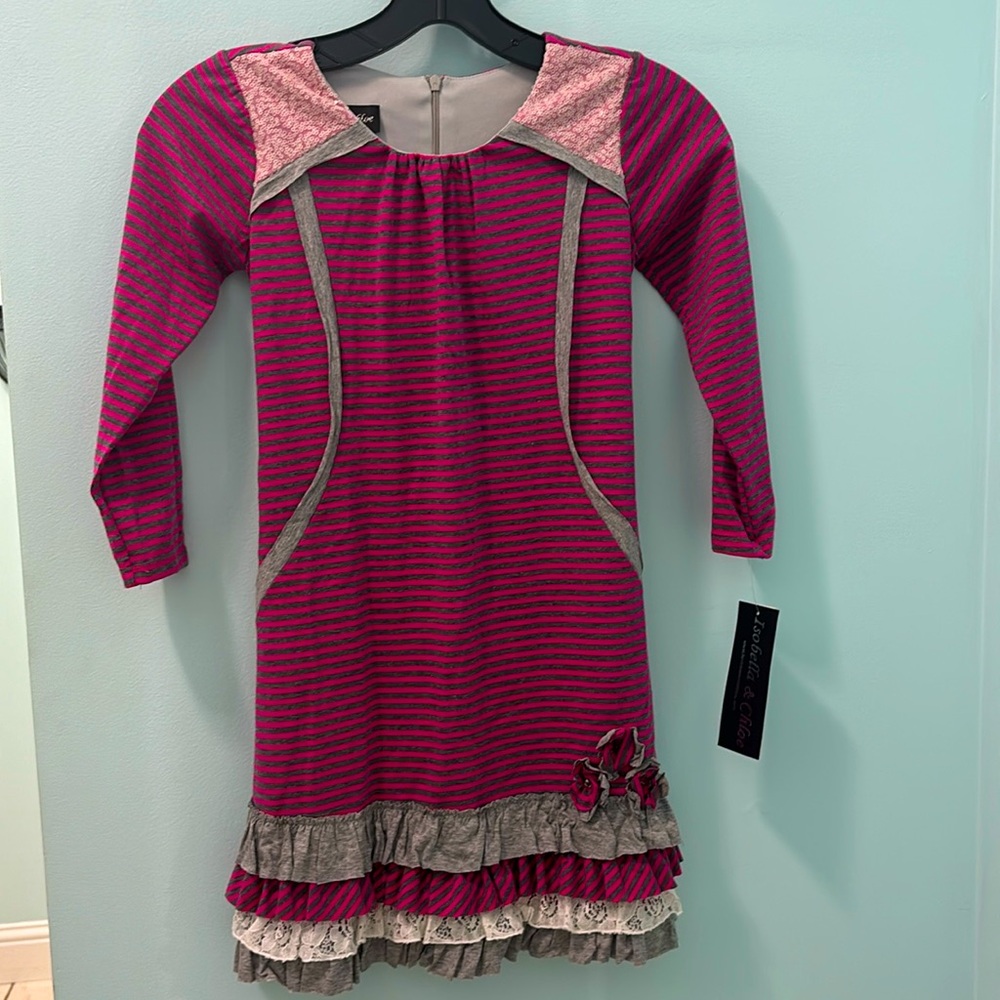 Isobella and Chloe Girls dress.  size:6x